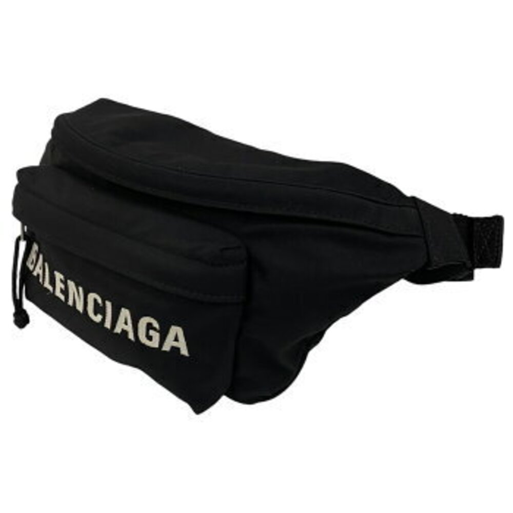 BALENCIAGA Wheel Belt Bag Body Bum Crossbody Belt Black - Picture 3 of 10